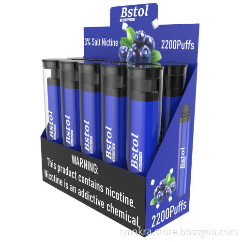 Bstol CLUB 2200PUFFS vape in Malaysia